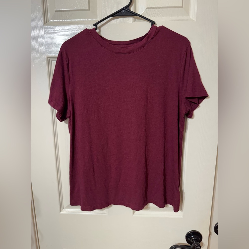 A New Day Deep Red Knit Top